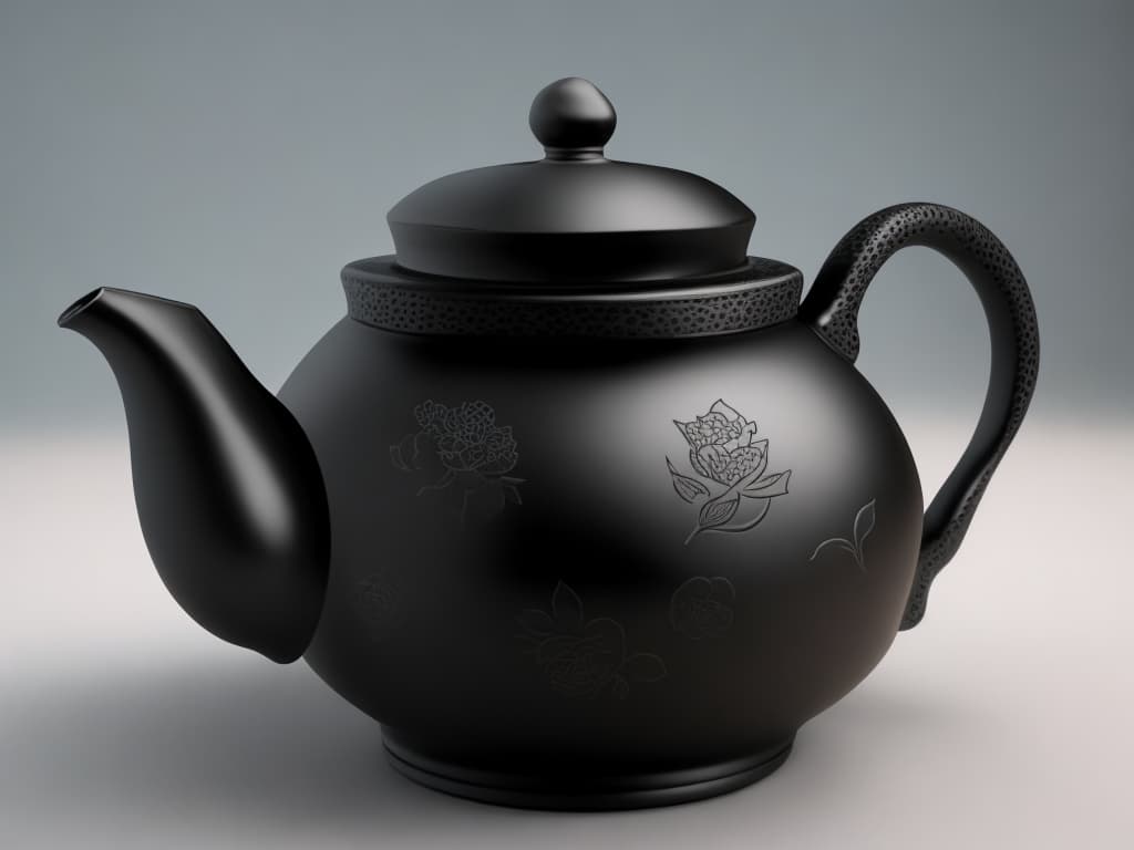 Black Teapot for breakfast enthusiastic